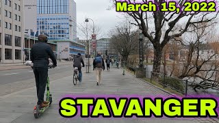 Stavanger Norway Walking Tour  March 15 2022 [upl. by Sullivan319]