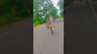 wheelie mtb cycle stunt subscribe more page 📃📃 [upl. by Nosbig]