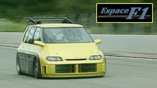 Worlds Fastest Cars  Renault Espace F1  35 litre V10 engine  800 bhp [upl. by Atinrev]