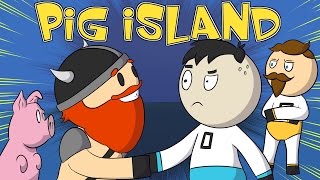 The Pig Island Negotiations  Yogscast Animated [upl. by Nroht713]