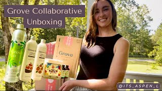 Grove Collaborative Unboxing with ASPEN [upl. by Lleral234]