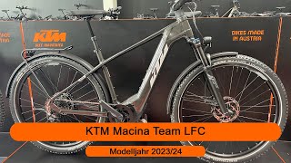 KTM Macina Team LFC  Modelljahr 2023  2024 [upl. by Studnia]