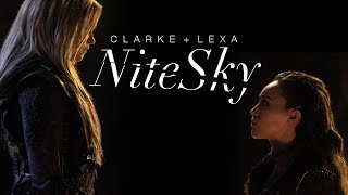 Clarke  Lexa  NiteSky  Clexa The 100 [upl. by Zenia]