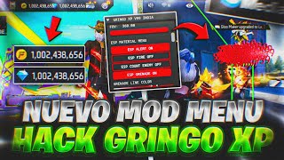 🎯Probé NUEVO HACK MOD MENU PARA FREE FIRE ACTUALIZADO 2024✅ HACKS PARA FREE FIRE🔥HACK GRINGO XP V100 [upl. by Eshelman389]