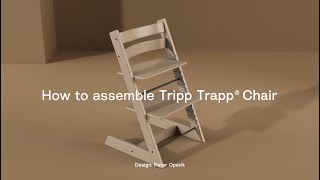 How to assemble the Tripp Trapp® Chair [upl. by Ahsiadal]