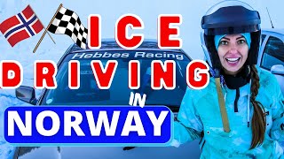 LIVING IN NORWAY 🇳🇴 WHAT TO DO WINTER TIME Ice Driving amp Drifting on Frozen Lake [upl. by Nytsirc]