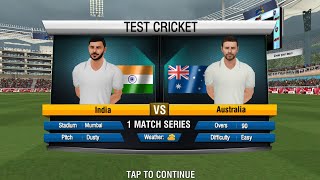 India vs Australia Test series 1st Test Day 1 Live with Adb gaming  WCC2 [upl. by Pia296]