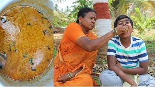 COOKING HEALTHY PEPPER CURRY IN VILLAGE STYLE  MENASINA SARU  VILLAGE FOOD [upl. by Aleron231]