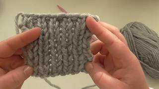 learn to knit  cast off in rib UK [upl. by Flss]