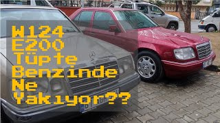 W124 Mercedes E200 M111 Tüpde ve Benzinde Ne Yakıyor [upl. by Lyontine]