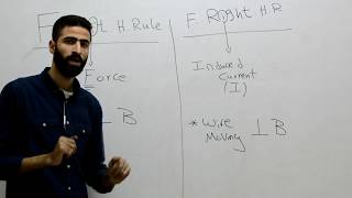 Fleming left and fleming right hand rule  فيزياء لغات ثانوية عامة [upl. by Akemit]