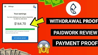 Paidwork withdrawal proof  Paid work Make money app [upl. by Lodie]