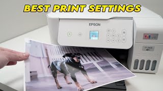 Best Settings to Print Photos With Epson EcoTank Printer [upl. by Hana541]