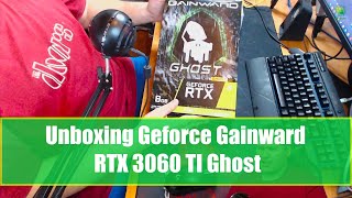 Unboxing Geforce Gainward RTX 3060 TI Ghost [upl. by Aryt]