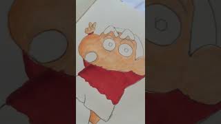 Shinchan drawing 😱 art drawing shorts ytshorts shinchan cartoon yt ytviral [upl. by Seravat469]