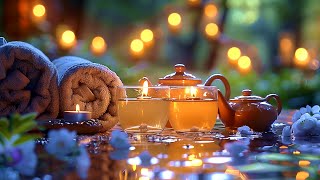 12 Hours Spa Music and Water Sounds that Calm The Mind 🌺 Sleep Music Relaxing Music [upl. by Anatolio]