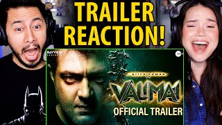 VALIMAI Trailer Reaction 🤯🤯  Ajith Kumar  H Vinoth  Jaby Koay amp Achara Kirk [upl. by Gebler984]