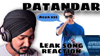 Reaction on Hikka Arjan Dhillon  Patandar  New Album  Arjan Dhillon leak Songs  Hira Singh [upl. by Anairdna]