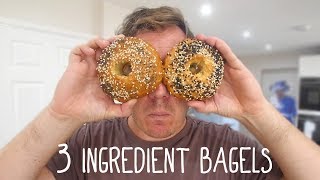 3 ingredient bagels [upl. by Nuawaj765]