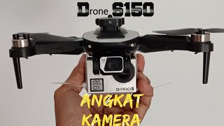 Drone S150 angkat action cam [upl. by Sarnoff631]