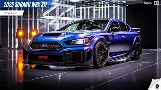 2025 Subaru WRX STI Unveiled  Performanceoriented sports sedan [upl. by Faden40]