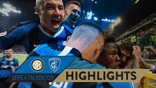 INTER 21 EMPOLI  HIGHLIGHTS  Were in the 201920 UEFA Champions League [upl. by Elohcan]