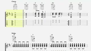 Mardy Bum By Arctic Monkeys  Guitar Play Along with TAB [upl. by Nordin]