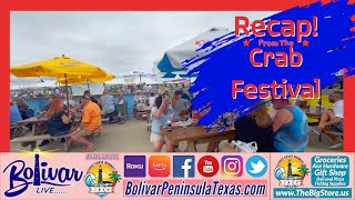 Texas Crab Festival Monday Recap amp Thank You To The Volunteers And Sponsors this year [upl. by Laforge]