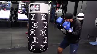 Zurdo Ramirez unleashes his speed amppower to KO Bivol  esnews boxing [upl. by Duhl]