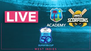 🔴 LIVE WI Academy v Jamaica  CG United Super50 2024 [upl. by Auot]