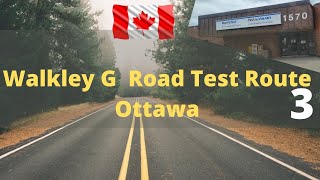 Walkley Ottawa G road Test Practise ROUTE 3 WALKLEY ROADTEST GPRACTISEROUTE ottawa [upl. by Roselani]