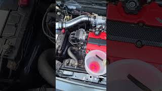 B18c4 vtec runs on a d16z5 non vtec map bseries crx honda vtec [upl. by Aliak]