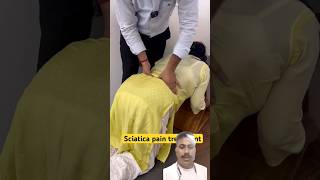 Sciatica pain chiropractic treatment doctor backpainrelief trend feed feedshort ytshort [upl. by Doley]