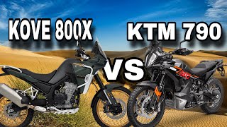 KOVE 800X vs KTM 790 ADVENTURE Que moto te comprarías [upl. by Gaultiero]