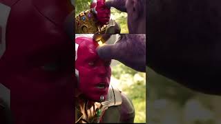 Thanos kills Vision InfinityWar shorts [upl. by Arahahs]