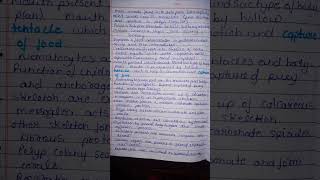 Phylum Coelenterata Genral CharactersBsc zoology 5th semPaper1viralneetnotesshorts [upl. by Ardaid311]