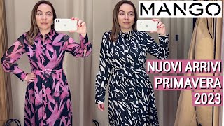 MANGO NUOVI ARRIVI PRIMAVERA 2023  PROVA VESTITI IN NEGOZIO CON PREZZO MANGO TRY ON IN STORE HAUL [upl. by Diarmuid]