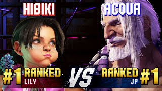 SF6 ▰ HIBIKI 1 Ranked Lily vs ACQUA 1 Ranked JP ▰ High Level Gameplay [upl. by Vaughan64]