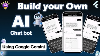 AI Chat Bot  Google Gemini Bot chat bot in flutter [upl. by Hairas]