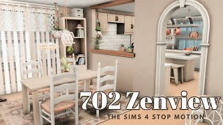 Boho Dream Apartment  702 Zenview San Myshuno  The Sims 4 Stop Motion  No CC [upl. by Iasi]