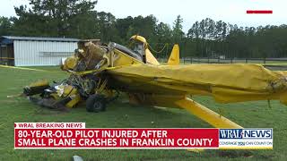 80 yearold pilot hospitalized after Franklin County plane crash [upl. by Donegan]