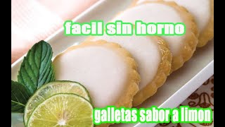 GALLETAS DE LIMÓN Y MANTEQUILLA HECHAS EN SARTEN SIN HORNO SON RIQUISIMAS [upl. by Thynne]