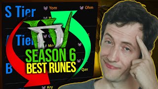 Diablo 4  All Runes Explained  Runewords Tier List for Season 6 amp Vessel of Hatred Launch [upl. by Tersina]