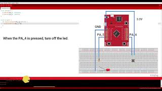 Tiva C Series TM4C123G Interfacing LED and Push Button [upl. by Tnecniv]