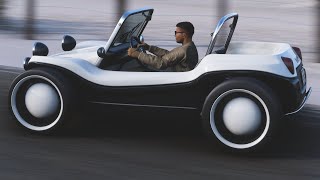 ⬛️Customized Meyers Manx 2 0 EV  Forzavista  Test Drive [upl. by Erme]