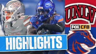 No 20 UNLV Rebels vs No 10 Boise State Broncos Mountain West Championship Highlights  FOX CFB [upl. by Jordain]