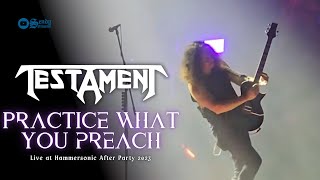 TESTAMENT  Practice What You Preach Live at Hammersonic After Party 2023 HD [upl. by Harri]