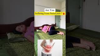 Yoga For PERIOD PAIN Relief  Menstrual Cramp  EASY YOGA WORKOUT For PERIOD  Trimuk yoga [upl. by Darach698]