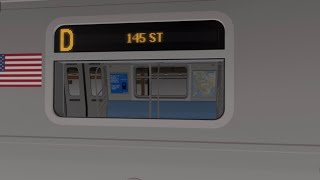 R179 D Train Arriving at 167 Street Ride To 145 Street [upl. by Amarillas]