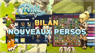 BILAN AVENTURE WAKFU 3 NOUVEAUX PERSONNAGES amp RECOMPENSES FIN DE MOIS [upl. by Eelarat]